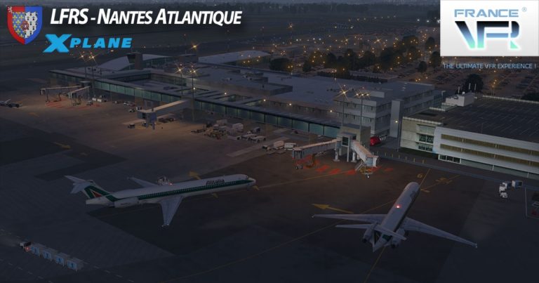 Nantes Airport: France VFR’s first X-Plane 11 Scenery