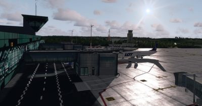 FlyDesign Krakow Airport for Prepar3D v4