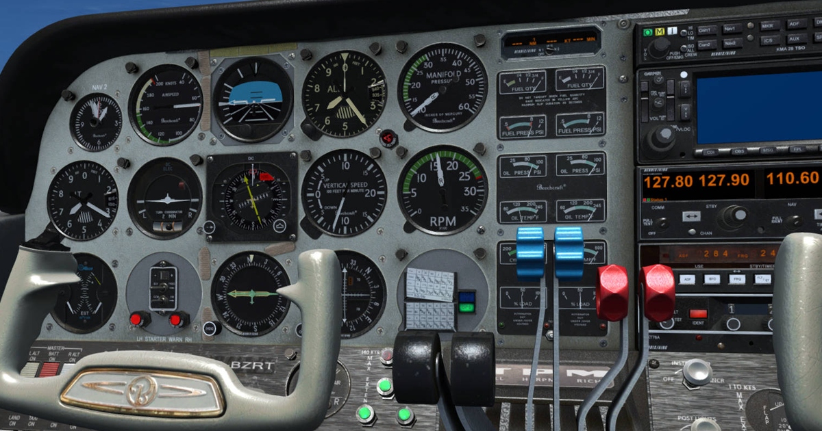 Just Flight Duchess Model 76 Cockpit