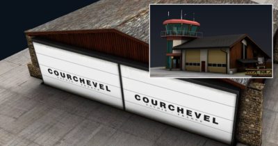 Gaya Simulations: Courchevel Altiport (LFLJ) announced for X-Plane 11